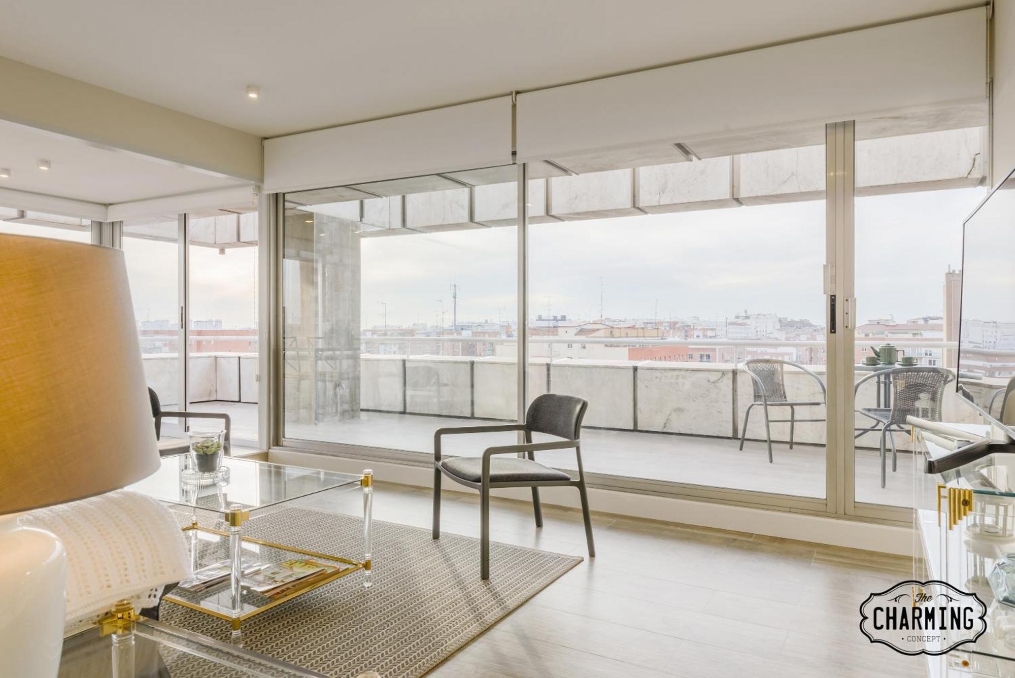 Charming Eurobuilding 2 Terrace Exclusive - Plaza De Parking Apartment Мадрид Екстериор снимка