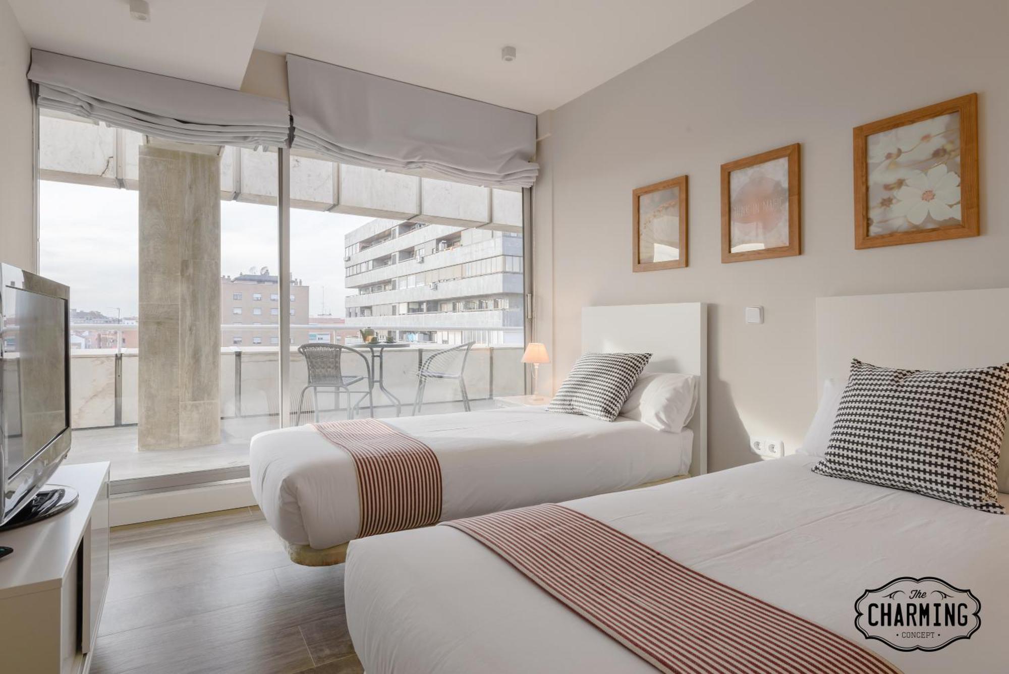 Charming Eurobuilding 2 Terrace Exclusive - Plaza De Parking Apartment Мадрид Екстериор снимка