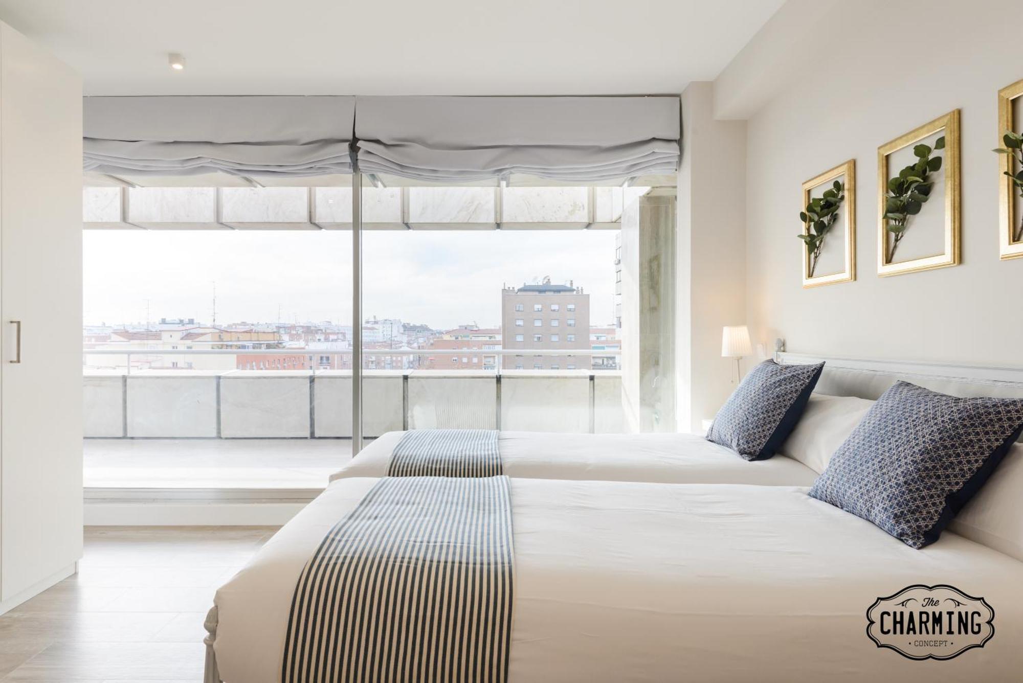 Charming Eurobuilding 2 Terrace Exclusive - Plaza De Parking Apartment Мадрид Екстериор снимка