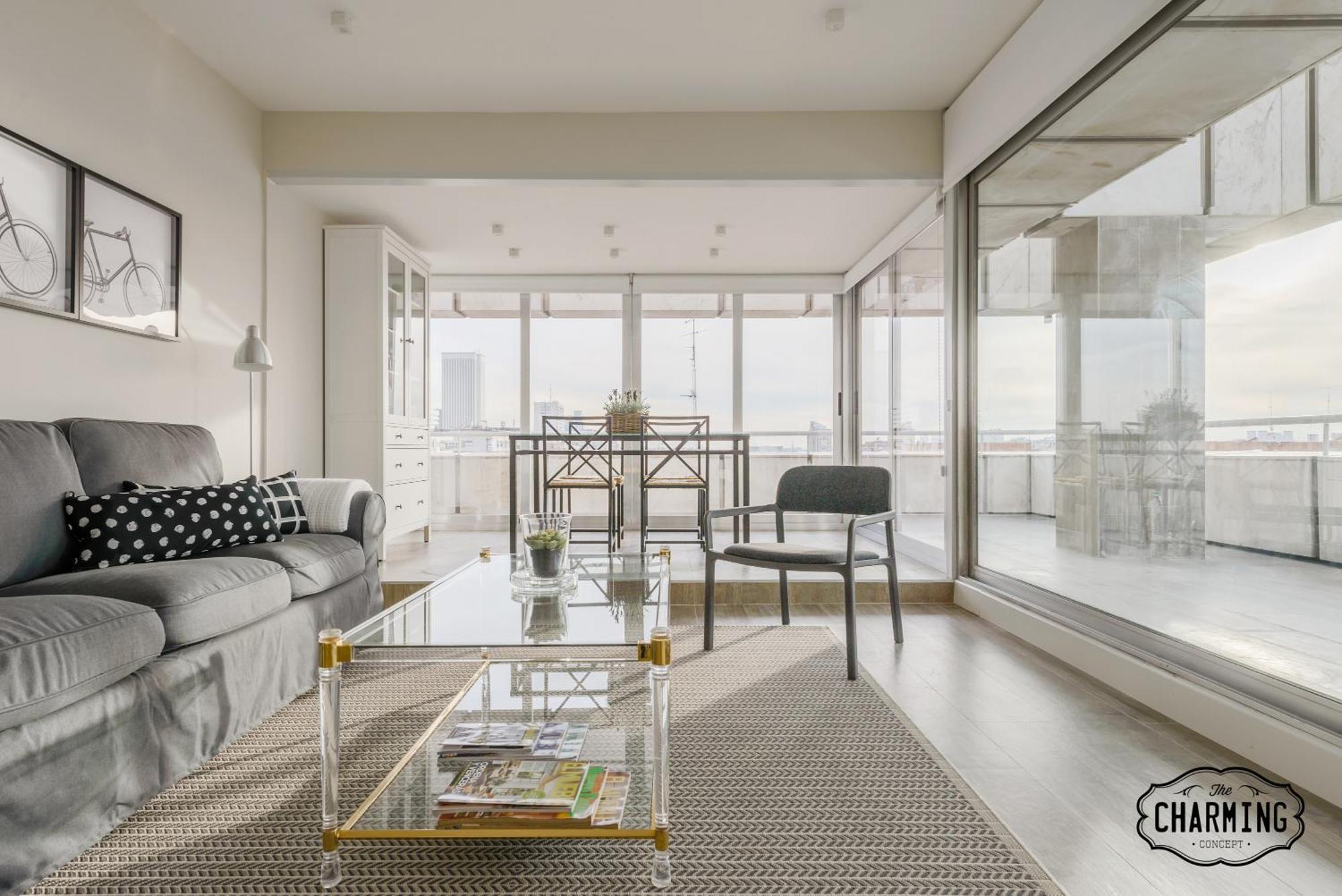 Charming Eurobuilding 2 Terrace Exclusive - Plaza De Parking Apartment Мадрид Екстериор снимка